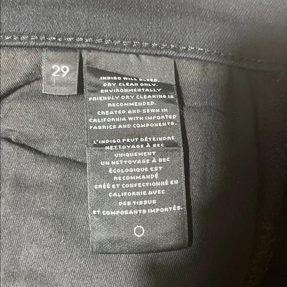 J Brand “Selena” Mid-Rise Cropped Bootcut – Size 29 — Galactic Black - Picture 10 of 10